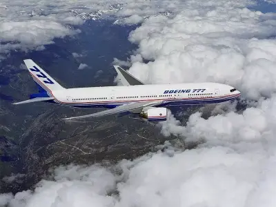 Boeing 777 3D model get