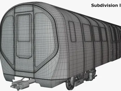 New tube for London locomotive 3D model