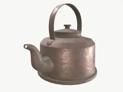 Teapot Kettle Low-poly 3D model