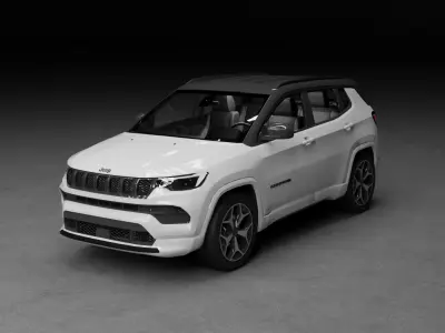 Jeep Compass 3D Model 3D model