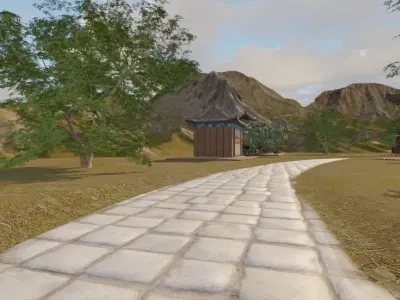 Traditional Village Landscape 3D model