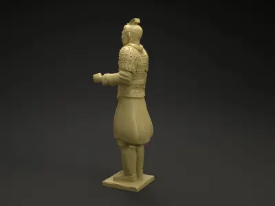 Chinese Terracotta warrior figurine intended for 3D printing 3D print model