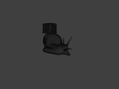 CUTE SNAIL  Low-poly 3D model
