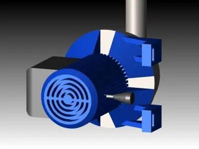 Bomba inox Free 3D model