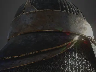 Scandinavian Helmet 3D model