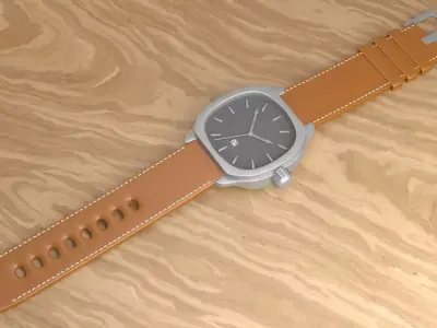 Fictional Strap Watch 3D model