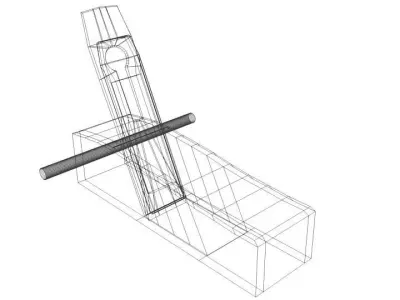 Craftsman Handtools - Smoothing Plane 3D model