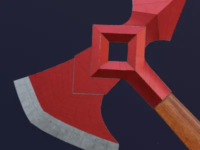 axe melee Weapon  Free 3D model