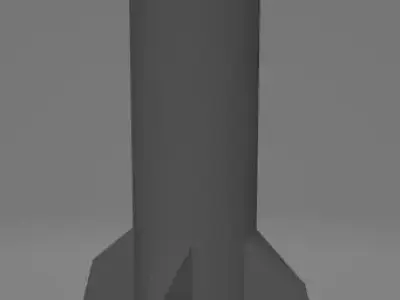 Rocket ship Free 3D model