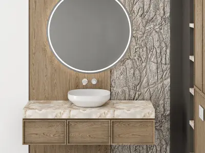 Bathroom Furniture B5 Free 3D model