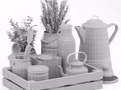 Kitchen Accessories-09 3D model