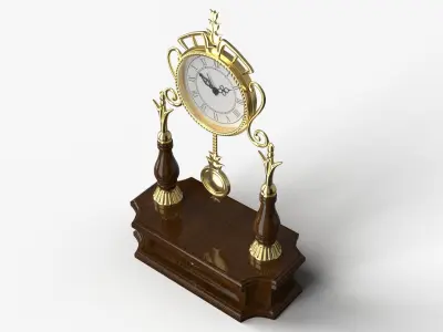 Pendulum Clock 3D model