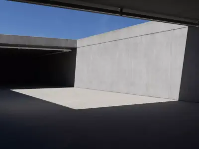 Car Tunnel Scene for Blender Cycles and Octane 3D model