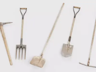 -Garden Tools- 3D model