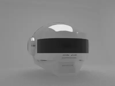 The Robot Rock helmet TB-3 Low-poly 3D model