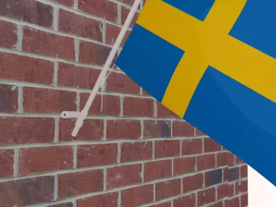 Flag of Sweden 3D model