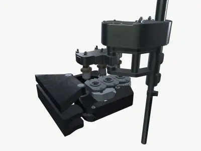 Pneumatic machine 3D model