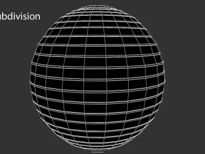 excercise  ball Low-poly 3D model