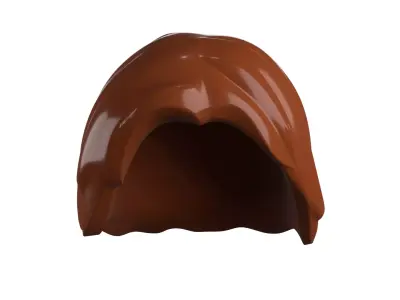 Custom3Dprint Minifigure Accessory - Minifigure Hair S2 - 007 3D print model