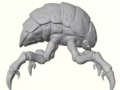 Neon Shell Crawler Free 3D print model
