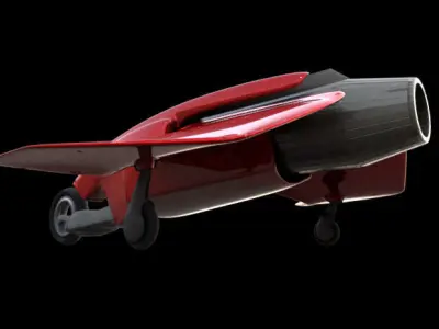 Science Fiction Remote Land Vehicle Craft 3D model