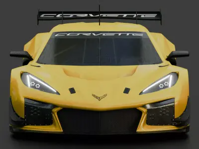 Corvette Z06 GT3R 3D model