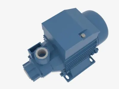  QB Series Clean Water Pump  Low-poly 3D model