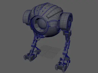 little robot Free 3D model