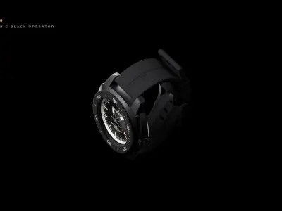 Ralftech WRX Electric Black Operator Low-poly 3D model