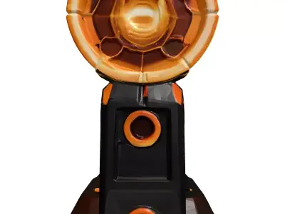 Futuristic Plasma Cutter Tool 3D model