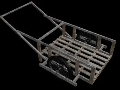 Thai Trolley 3D model
