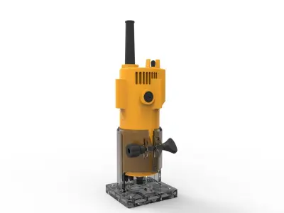 DCA AMP02-6 Palm Router-Trimmer 3D Model 3D model