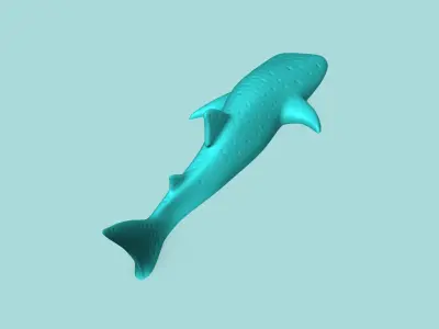 Whale Shark - Wall Decor - Decoration 3D print model