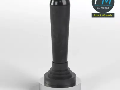 Joystick lever valve 3D model