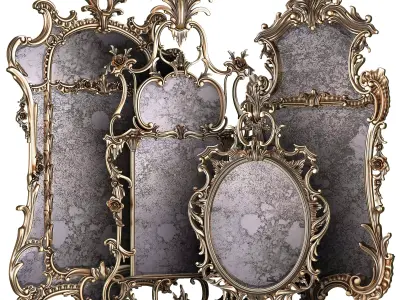 george 2 mirror set 3D model