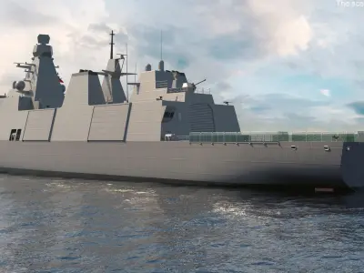 Frigate Type 31 Polish Navy 3D model