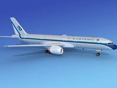 Boeing 757-200 Eastern Airlines 1 3D model