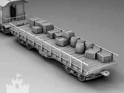 steam train remake 3D print model