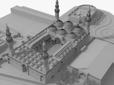 Masjid Quba 3D model
