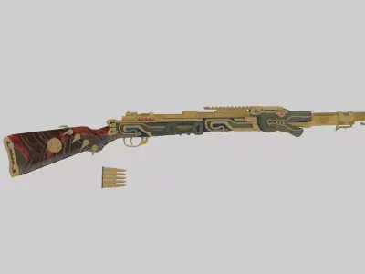 KuKulKan Fury - Kar89K 3D model