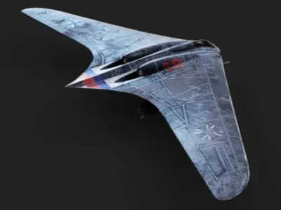 Horten Ho 229 Low-poly 3D model