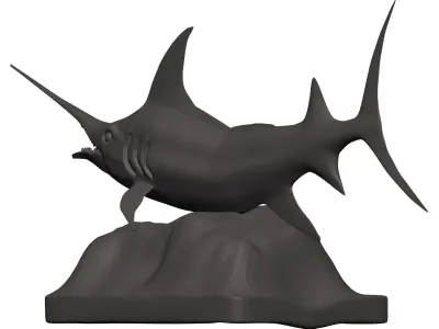 Marlin 3D model purchase