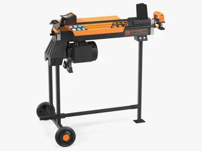 WEN 56207 Electric Log Splitter with Stand Rigged 3D model
