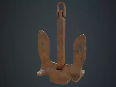 Anchor 1C Low-poly 3D model