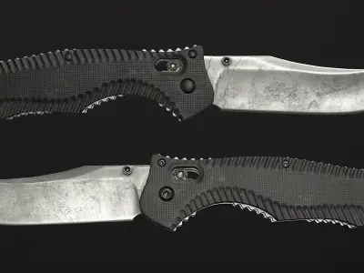 Knife Contego  Low-poly 3D model