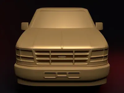 Ford F-150 IX toy 3D print model by artgeorg