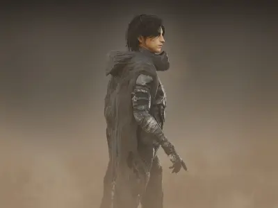 Paul Atreides Low-poly 3D model