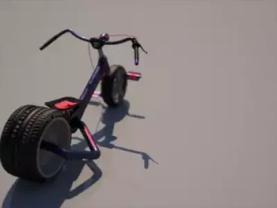 Kid s bicycle 3D model