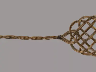 Antique Rug Beater 3D model