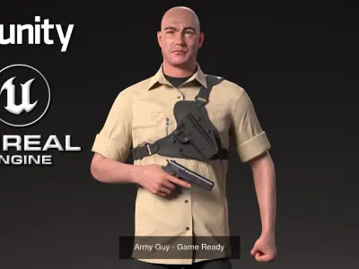 Military Characters Bundle 3D Model Pack